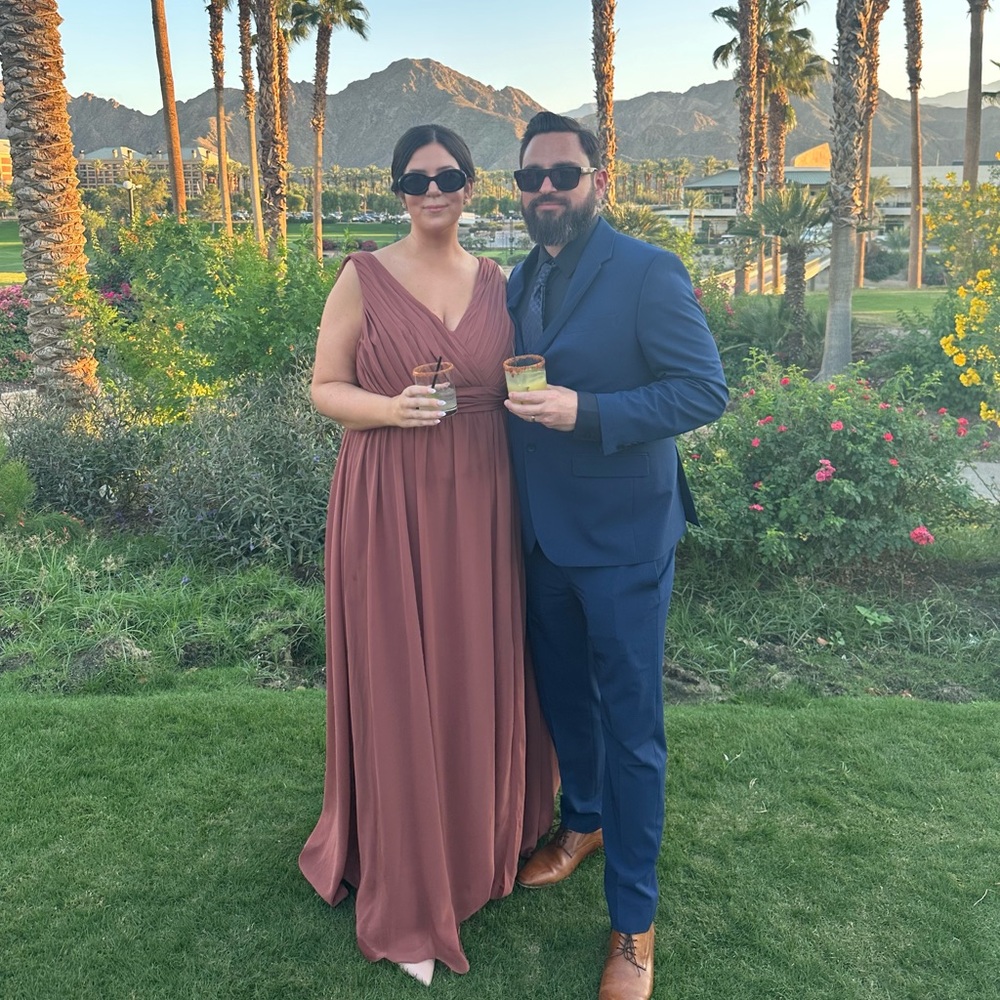 Revelry Bridesmaid Dress - “Keira” in Cinnamon Rose - Revelry size 24 (18) TALL